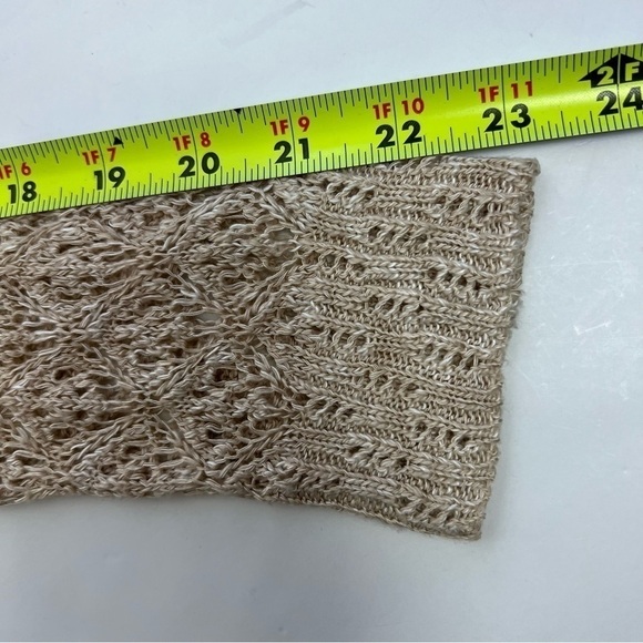 MAURICES Women’s Long Cardigan Open Loose Knit Sweater Sz XS Beige/Tan Color LS - Picture 13 of 13